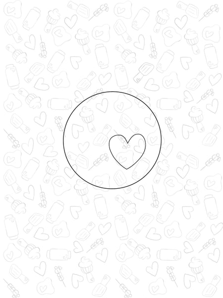 Ball With Heart Cutout