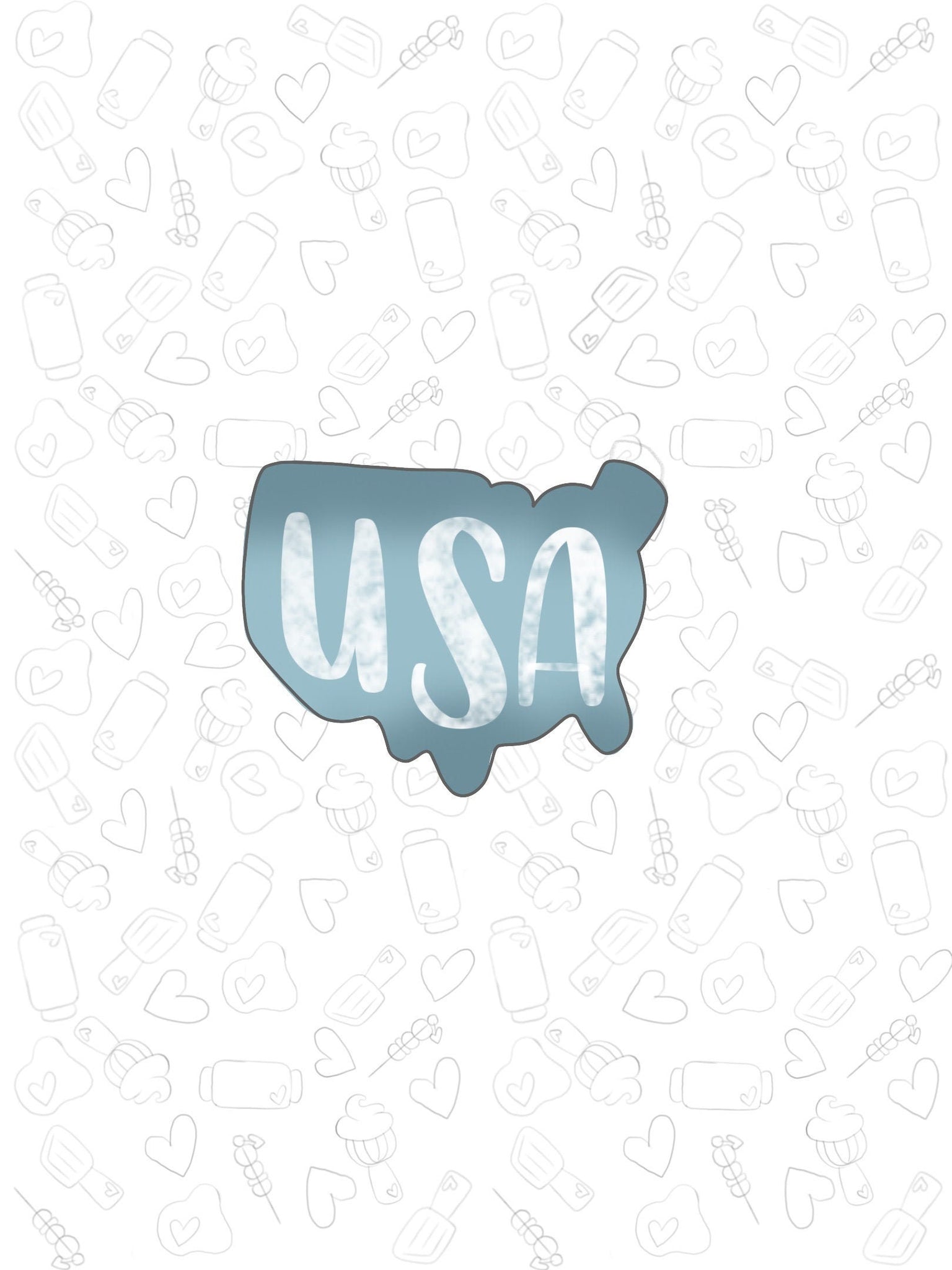 USA silhouette