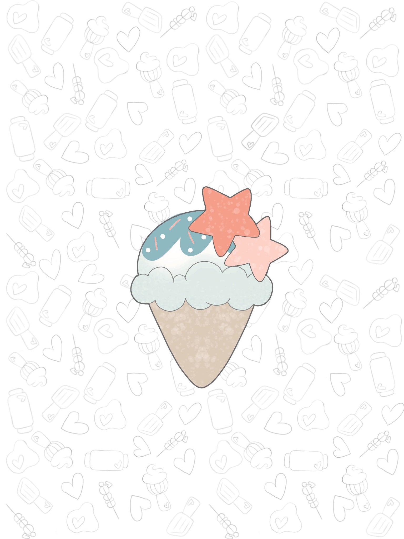 Ice Cream With Stars