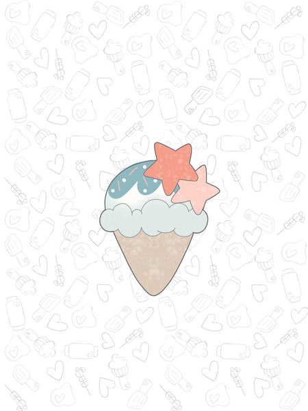 Ice Cream With Stars