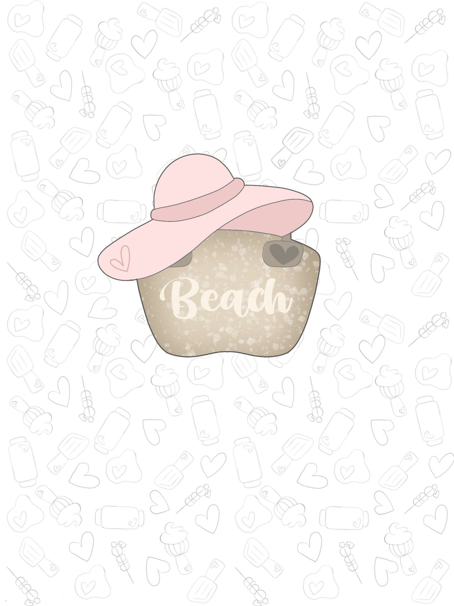 Beach Bag With Hat