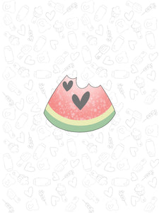 Bitten Watermelon Slice