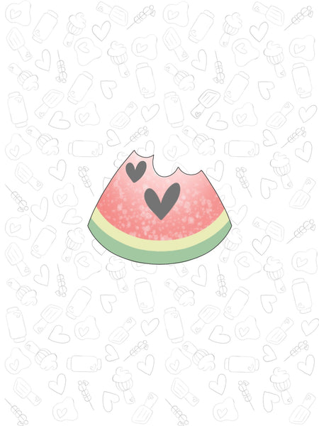 Bitten Watermelon Slice