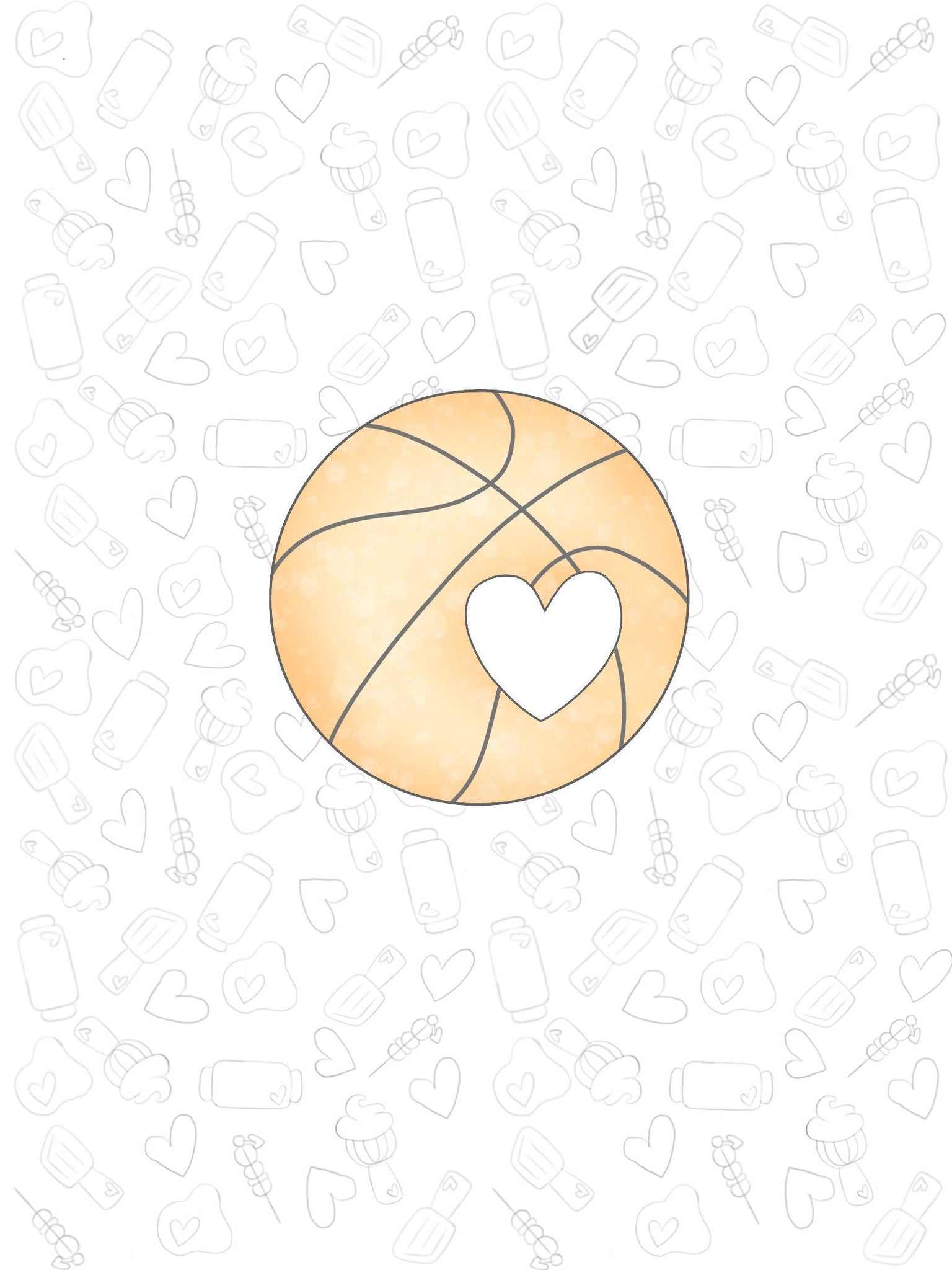 Ball With Heart Cutout