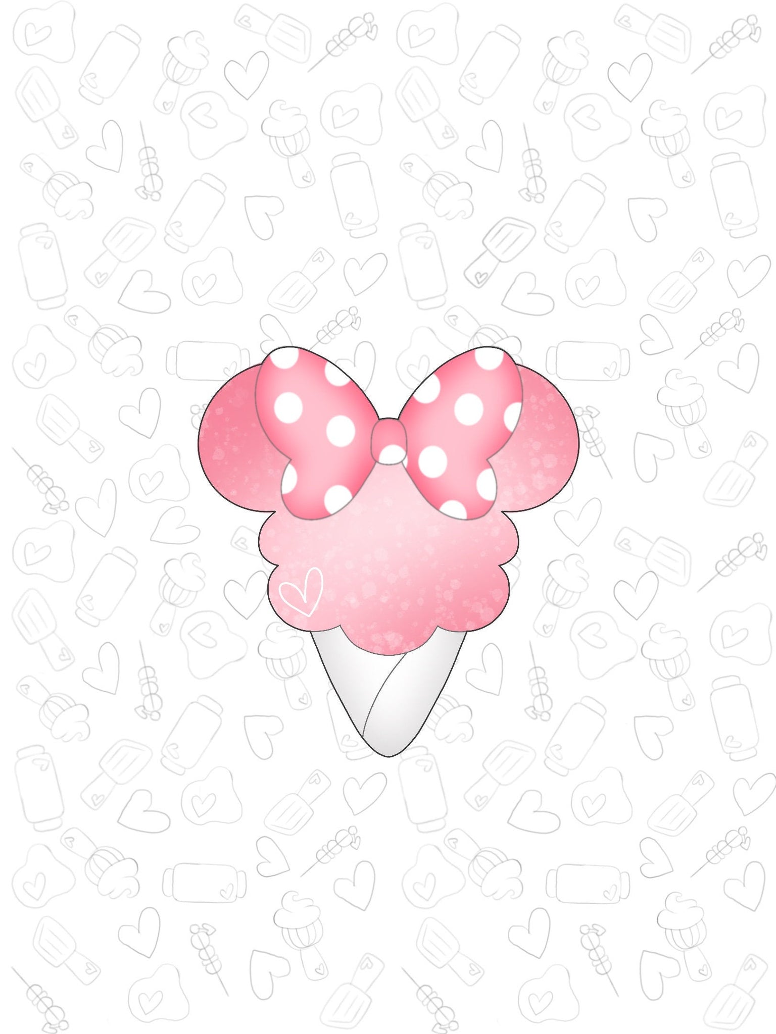 Girl Mouse Cotton Candy