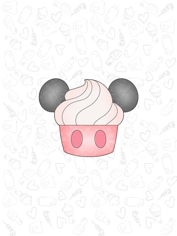 Mouse cupcake