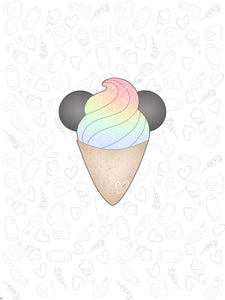 tall Swirled Mouse Cone