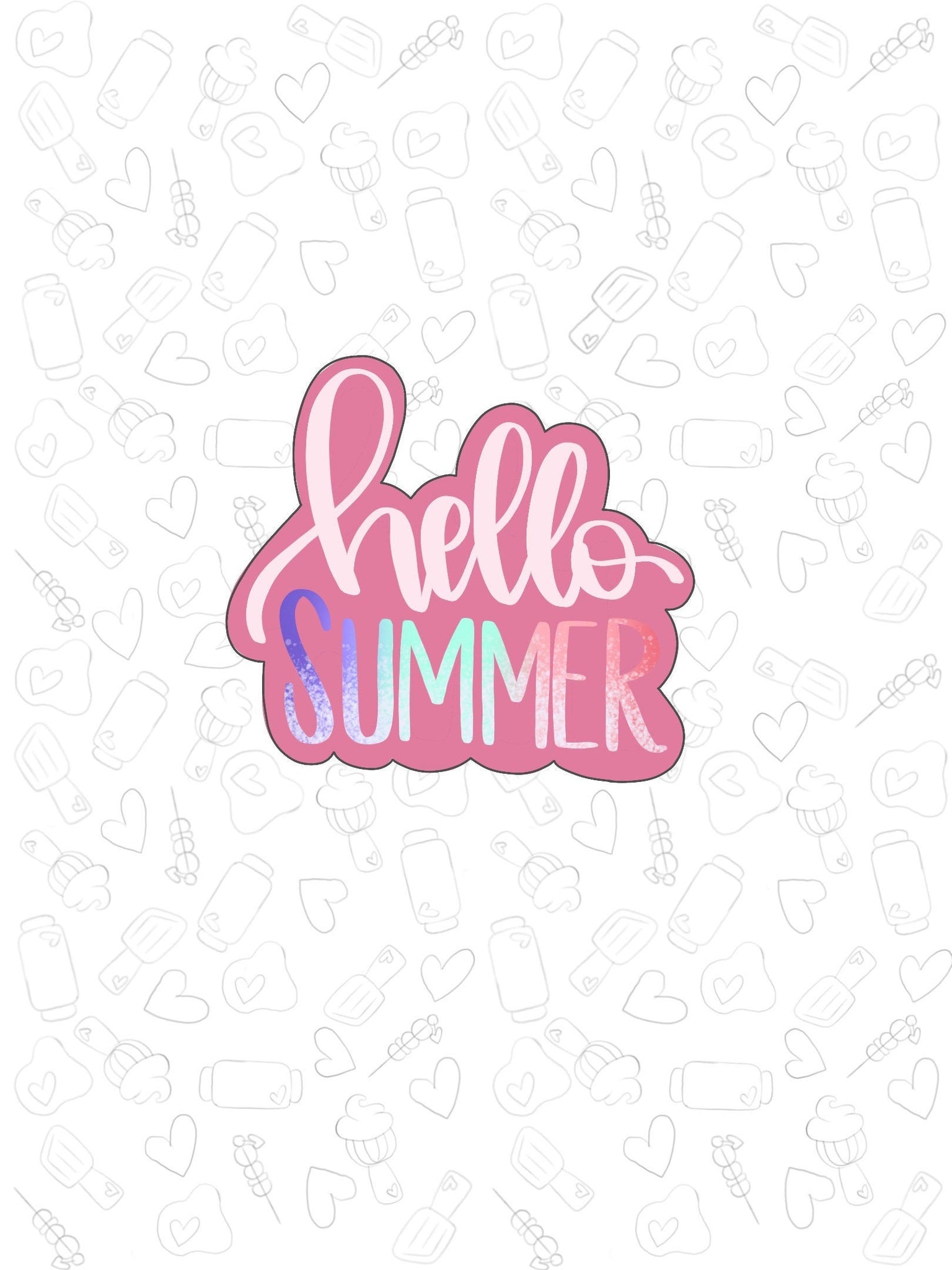 Hello Summer Plaque