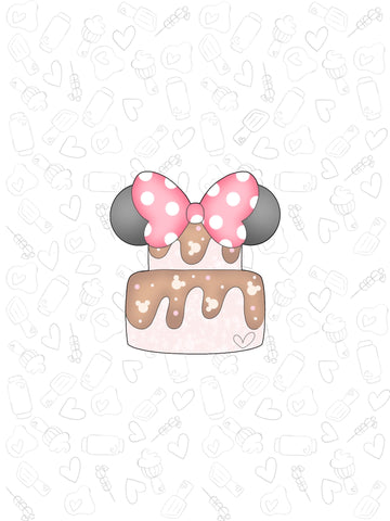Girl mouse Cake