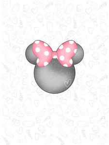 girl Mouse Silhouette