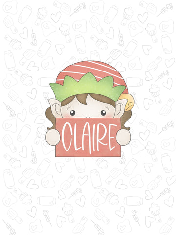 Claire Elf Plaque