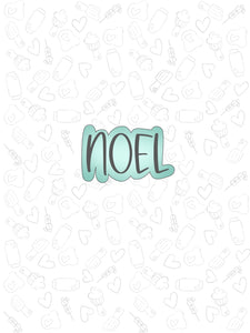 Noel Word Plaque