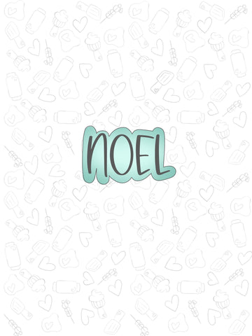 Noel Word Plaque