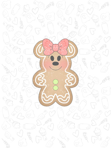 Girly Mouse Gingerbread