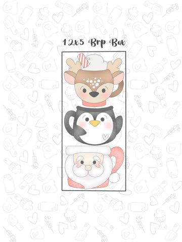 Christmas Mug Collection 3 Piece Set 12x5 brp box