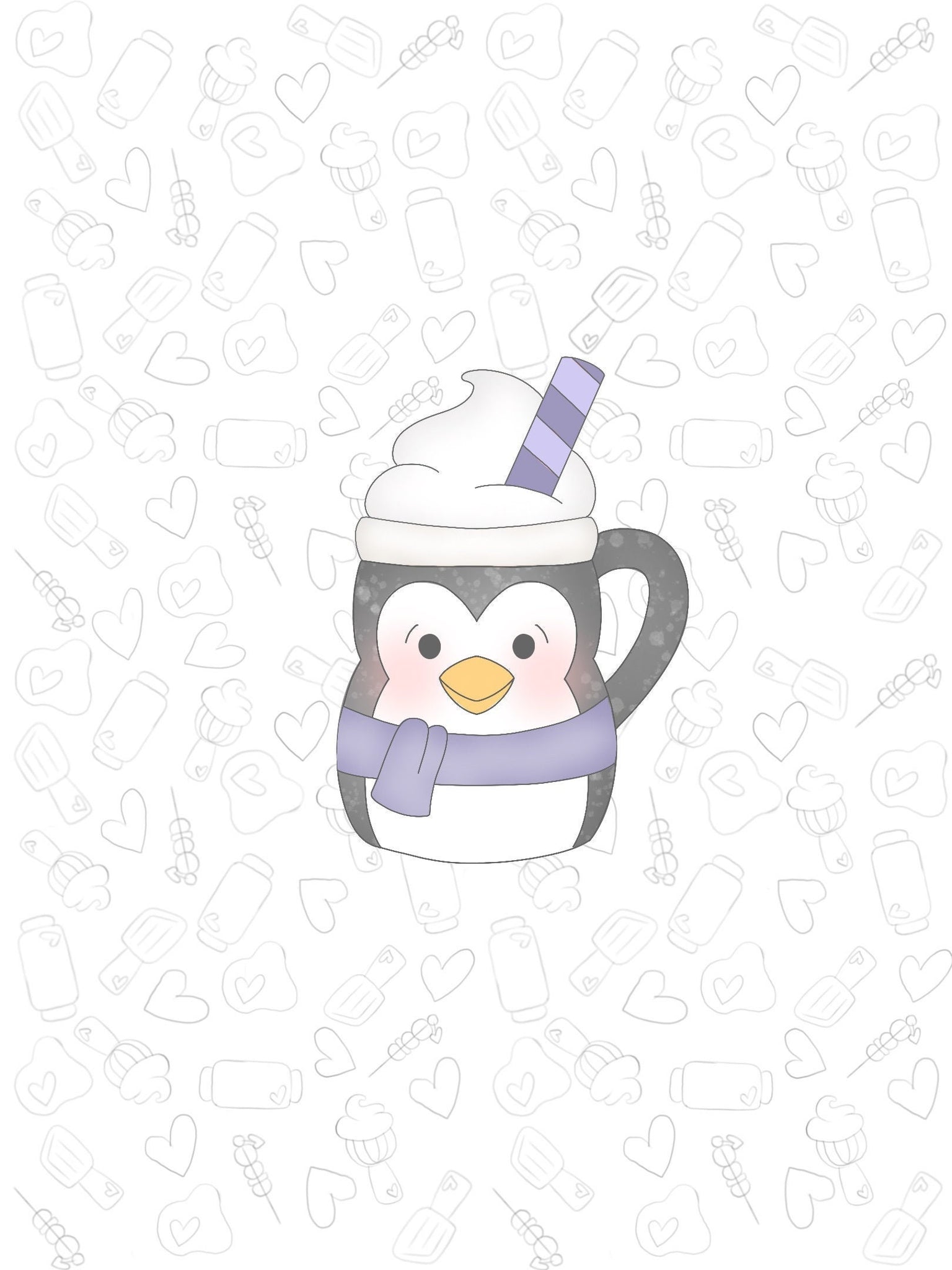 Tall Penguin cup