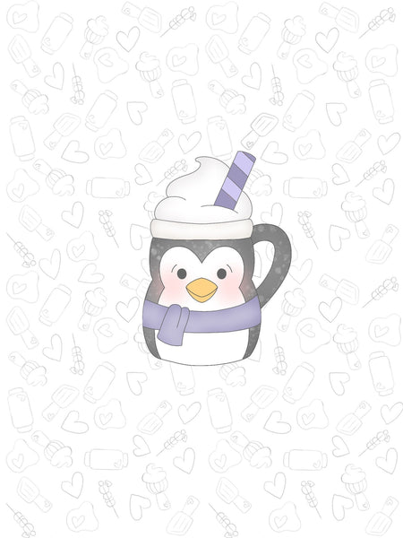 Tall Penguin cup