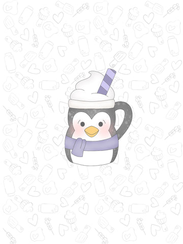 Tall Penguin cup