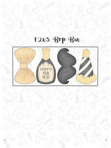 New Years Party Collection 4 Piece Set 12x5 brp box