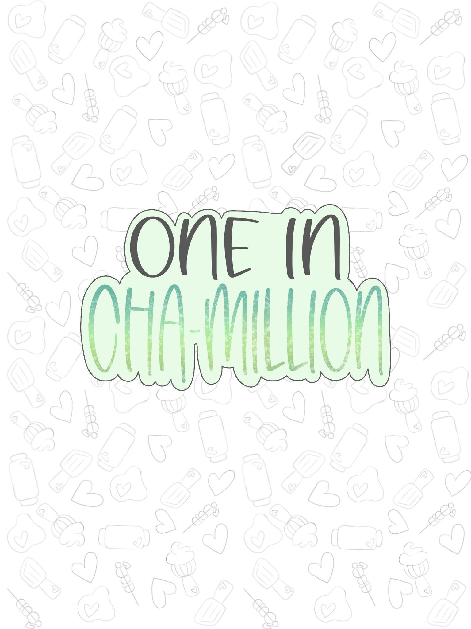 One in Cha-Million Plaque 2022