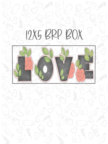 Greenery Floral Love Collection fits 12x5 brp box