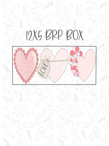 Love Heart Collection fits 12x5 brp box