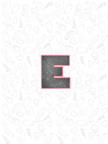 Bold Letter E