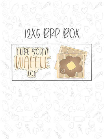 Waffle lot of love Collection fits 12x5 brp box