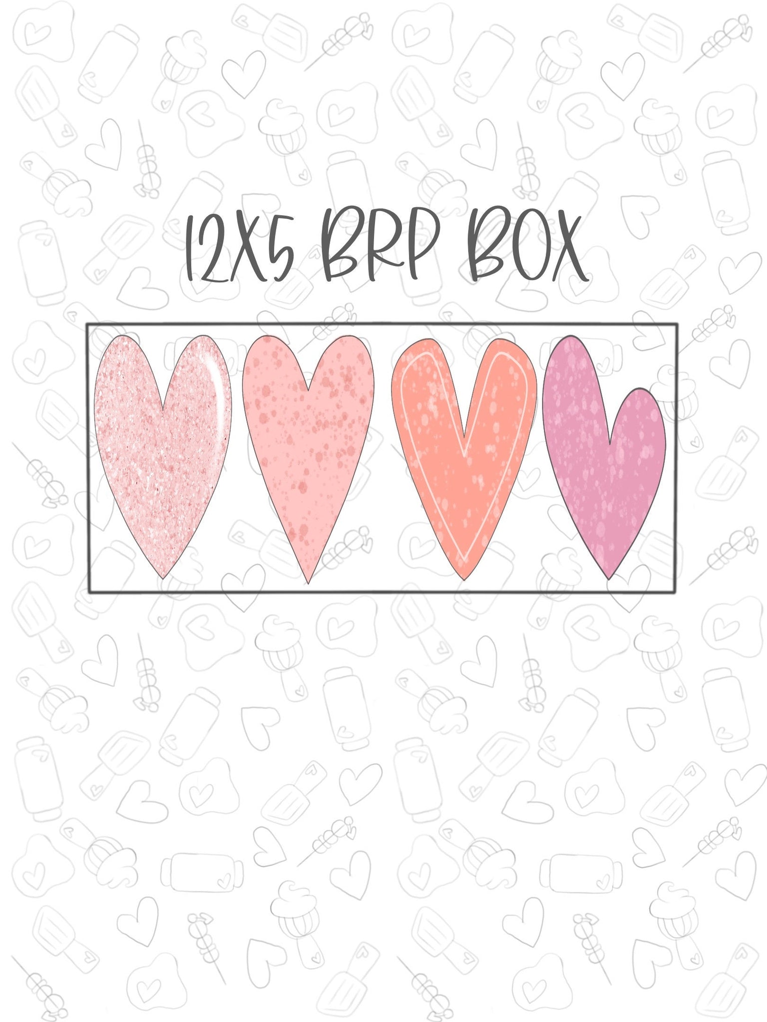 Classic Mutli Heart Collection fits 12x5 brp box