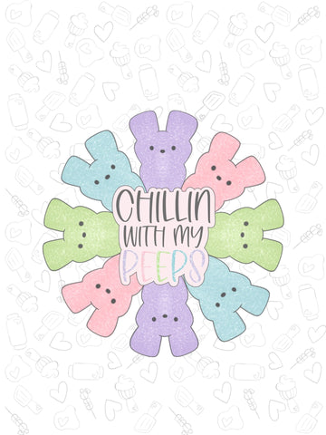 Marshmallow Bunnies Platter 2 Piece Collection