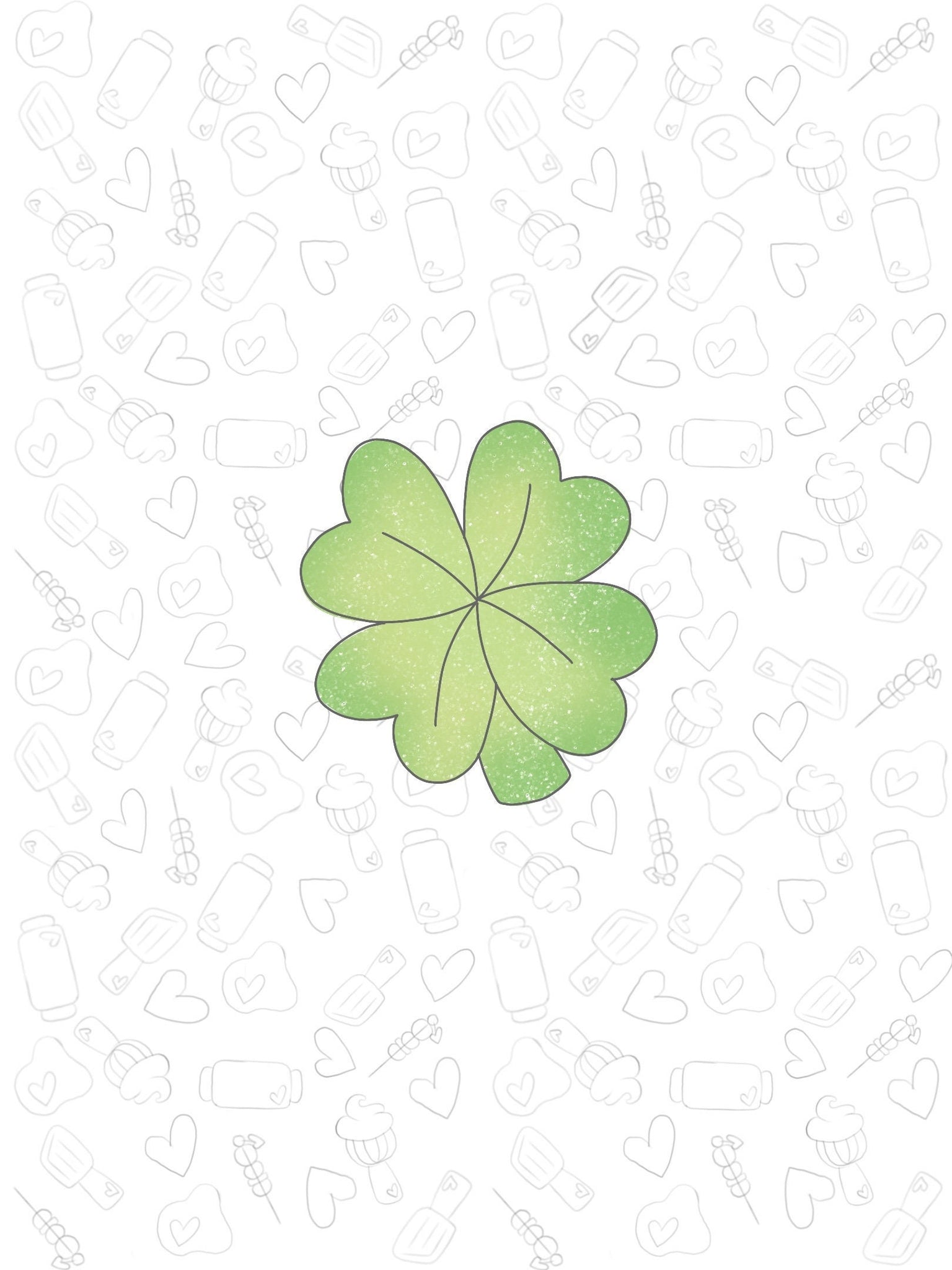 4 leaf Clover Cookie Cutter