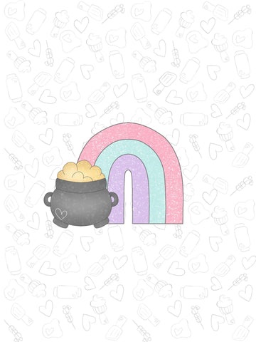 Rainbow Clover 2022 Cookie Cutter