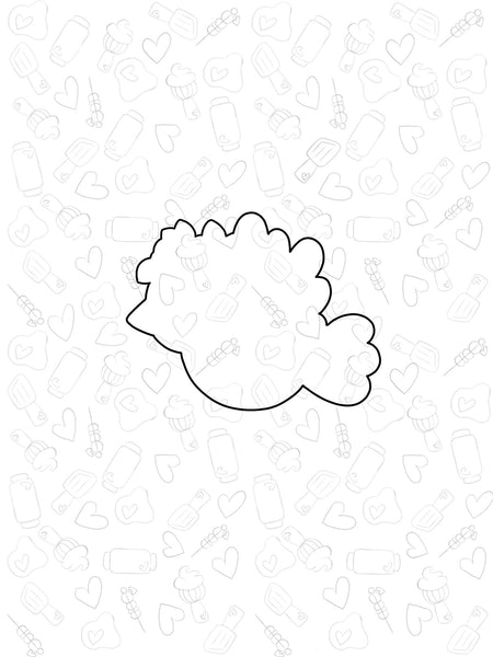 Floral Dove 2022 Cookie Cutter