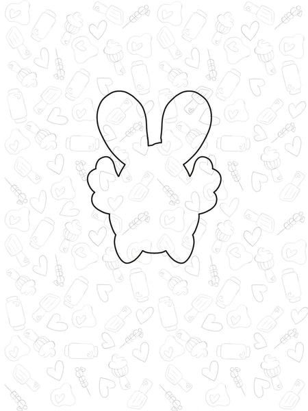 Happy Chick with ears 2022 Cookie Cutter