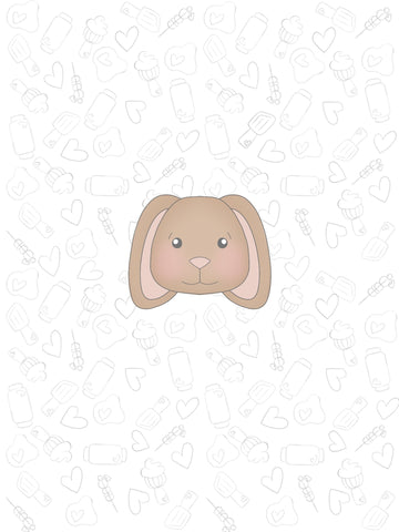 Bunny Head 2022 Cookie Cutter