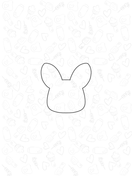 Rabbit Head 2022 Cookie Cutter