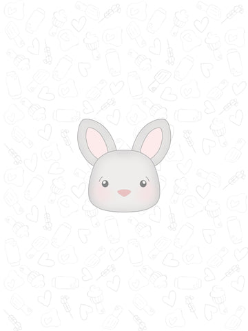 Rabbit Head 2022 Cookie Cutter