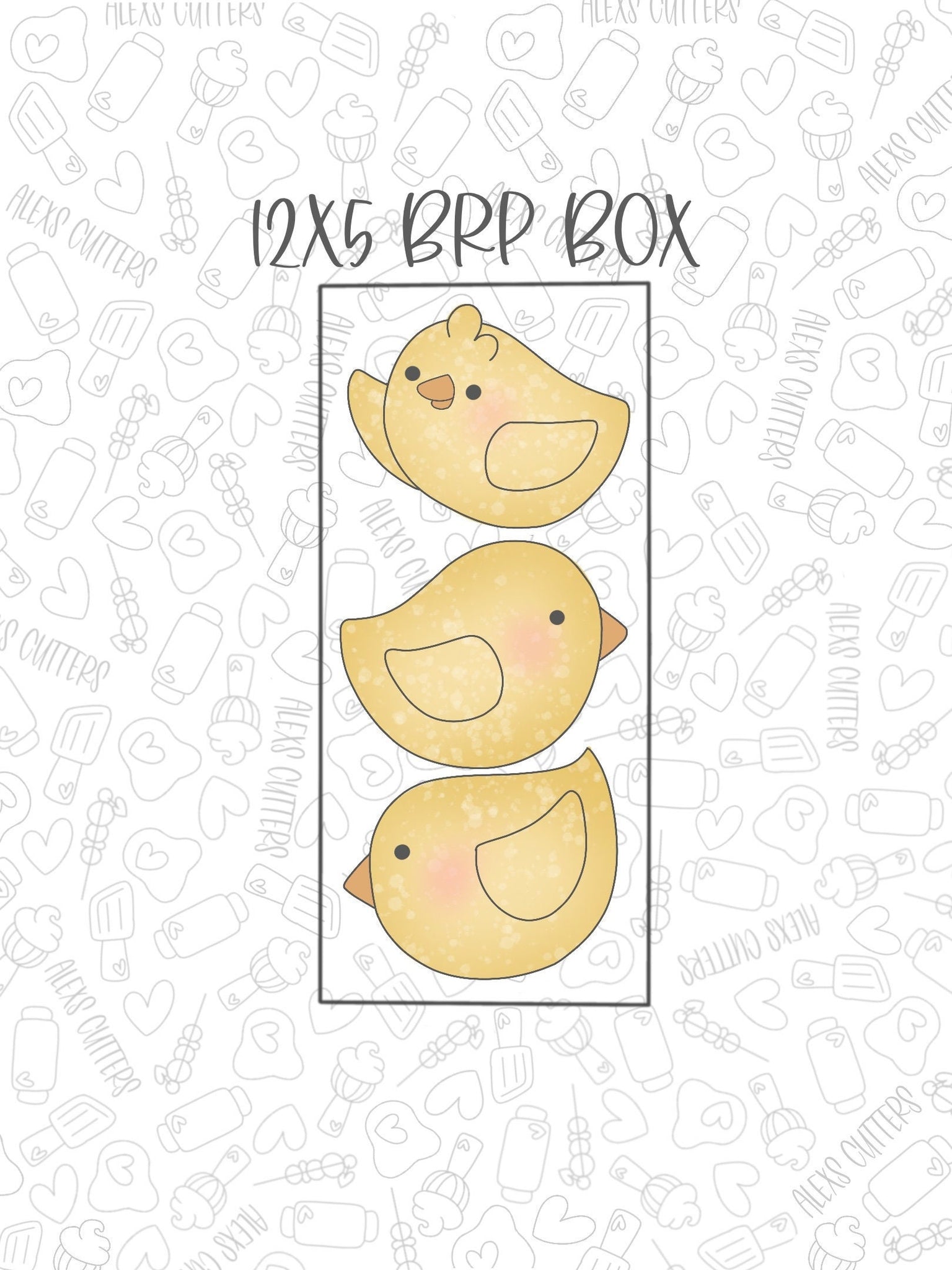 Chick Friends Collection- 3 Piece Set fits 12x5 brp Box