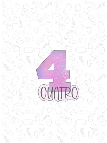 Lettered Cuatro