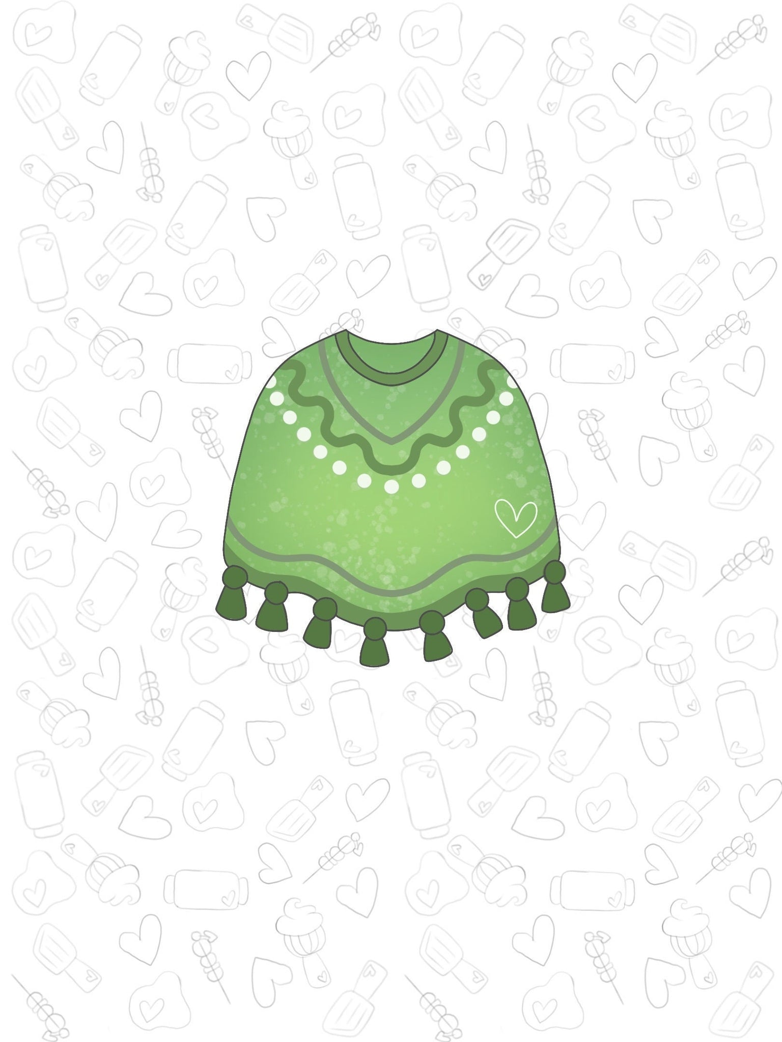 Green Brother Poncho