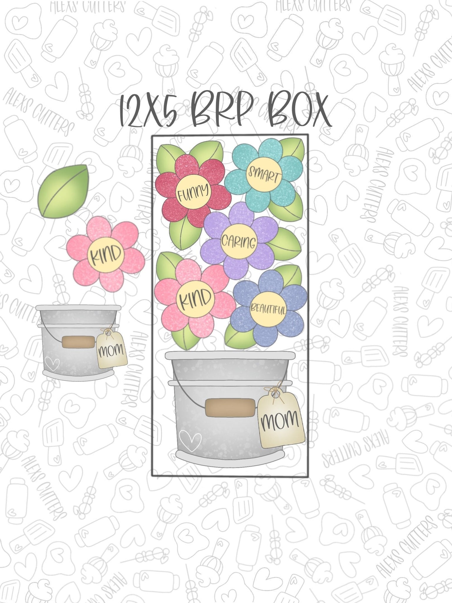 Compliment Flower Collection Fits in 12x5 BRP Box