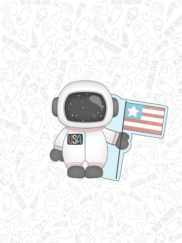 Astronaut With Flag 2022