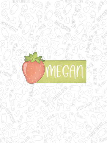 Strawberry Name Tag 2022