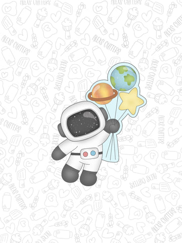 Astronaut With Balloon Bunch 2022