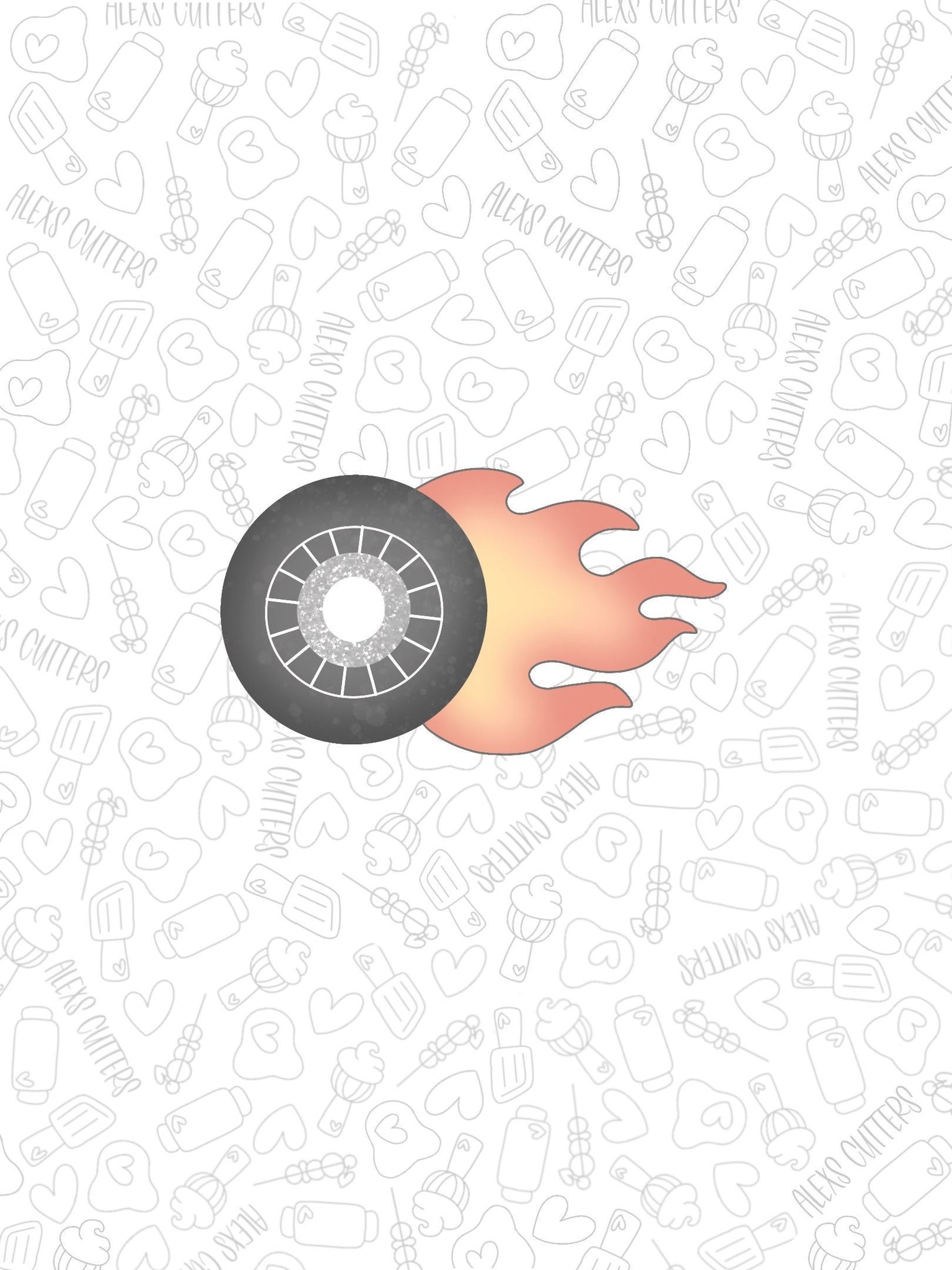 Tire With Flames 2022