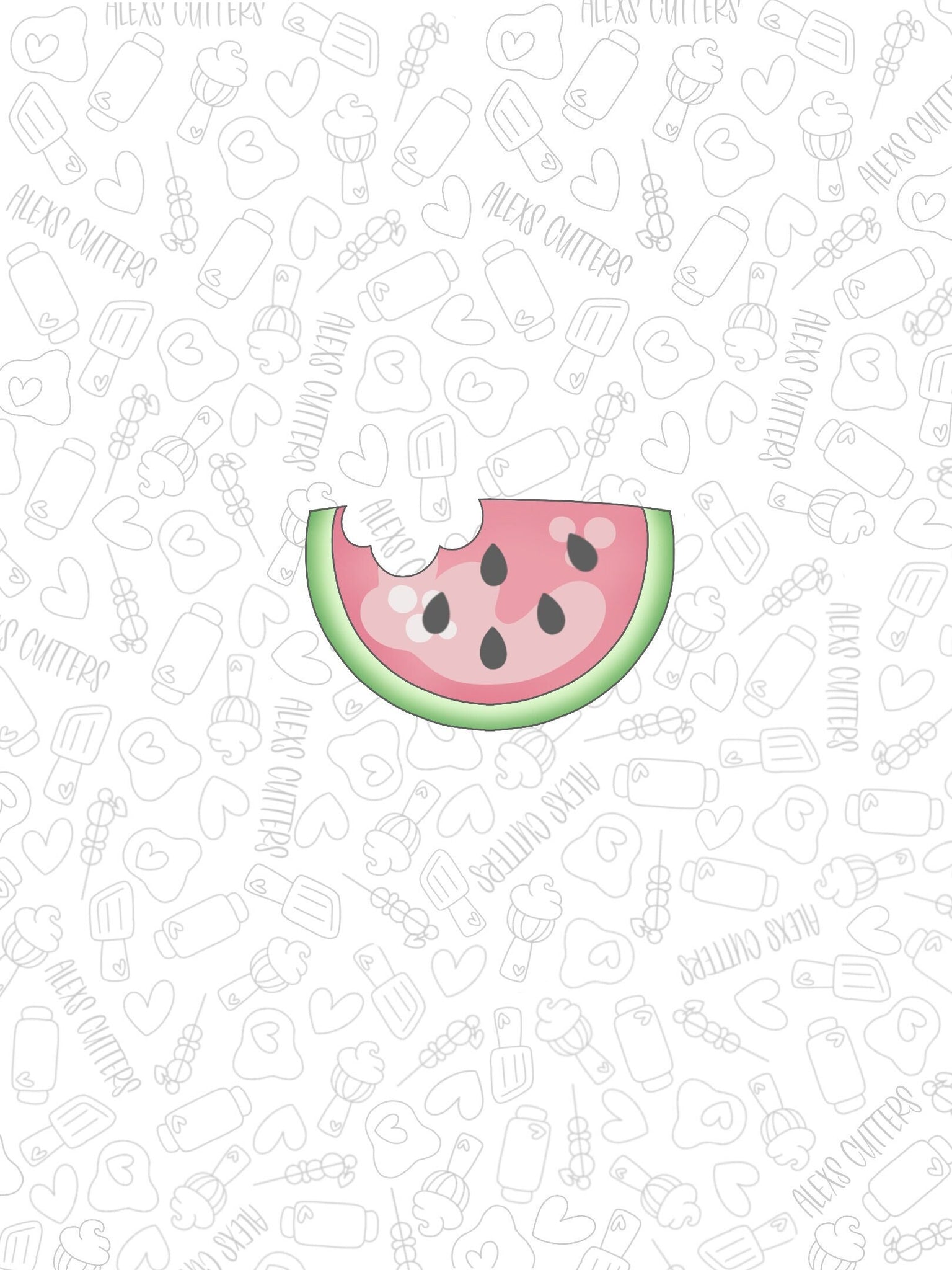 Bitten Watermelon Half 2022