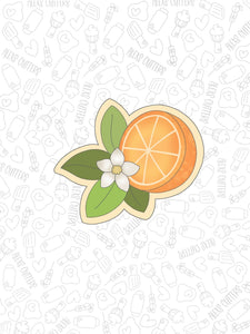 Open Orange Floral