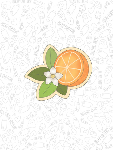 Open Orange Floral