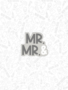 Mr. and Mr. Lettered Plaque