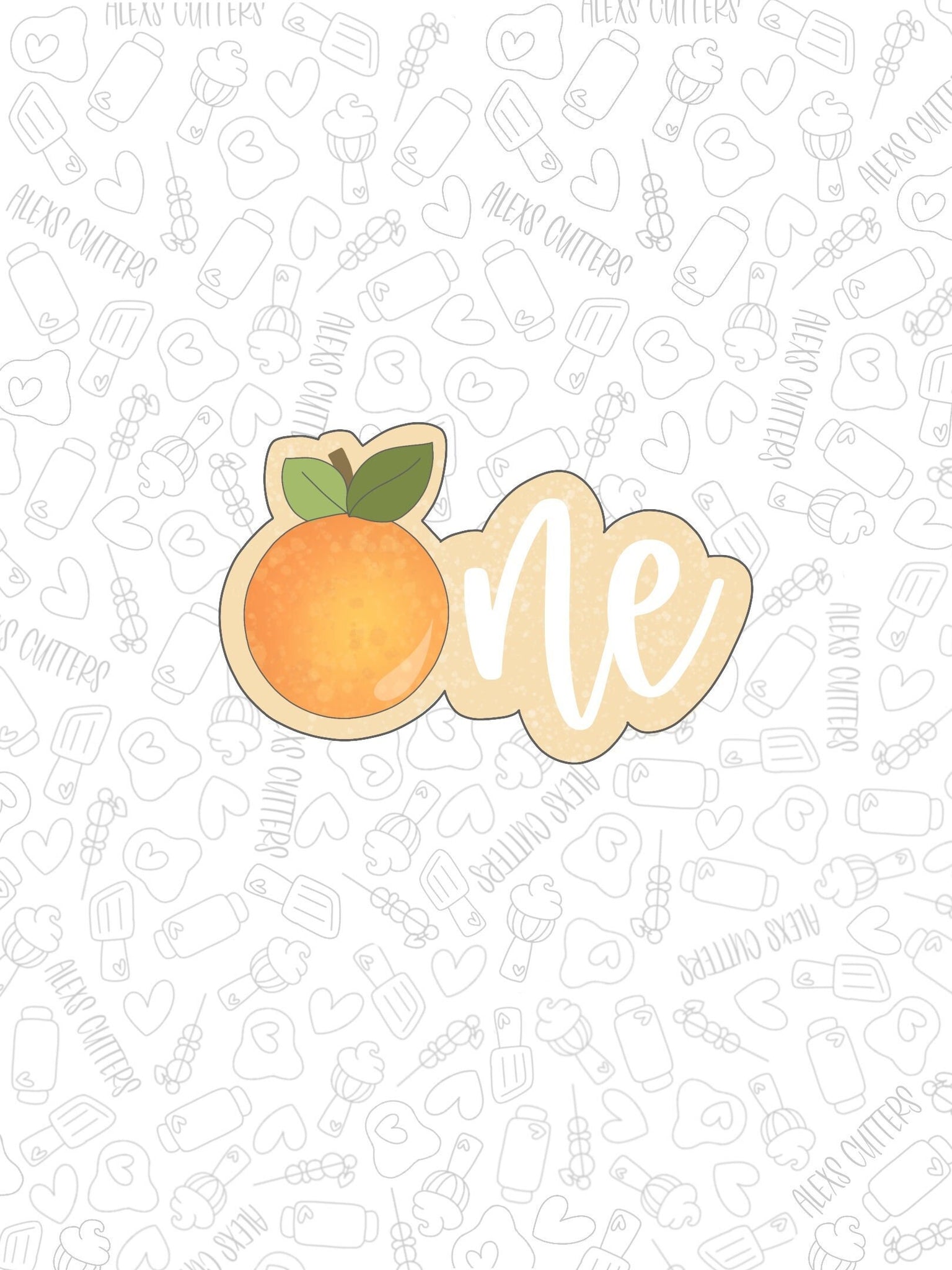 Orange Lettered One